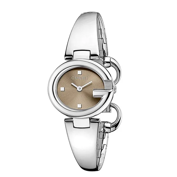 Đồng Hồ Nữ Gucci Guccissima Watch YA134503 Màu Bạc/Nâu