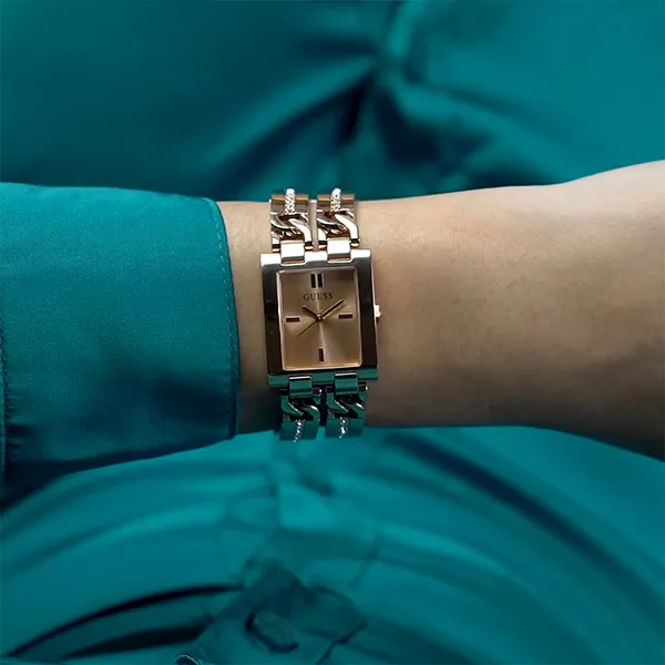 Đồng Hồ Nữ Guess Ladies Rose Gold Tone Analog Watch GW0668L3 Màu Vàng Hồng