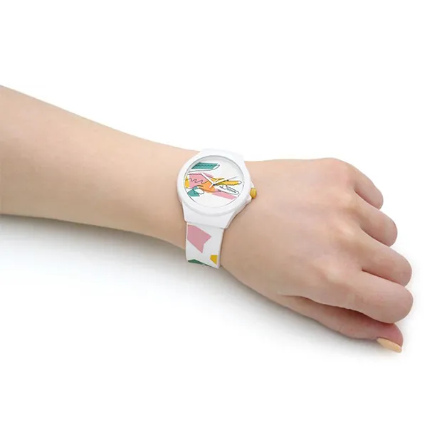 Đồng Hồ Nữ Lacoste Silicone Strap Watch Case 38mm 2001219 Màu Trắng