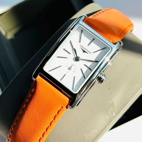 Đồng Hồ Nữ Longines Dolcevita L5.255.4.11.8 Watch Màu Cam - Đồng hồ - Vua Hàng Hiệu