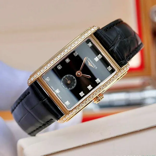 Đồng Hồ Nữ Longines Dolce Vita L5.255.9.57.0 (L52559570) Màu Đen - Đồng hồ - Vua Hàng Hiệu