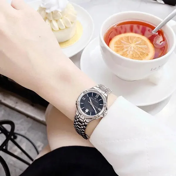 Đồng Hồ Nữ Maurice Lacroix AI1004-SS002-330-1 Aikon Quartz Màu Bạc Đen - Đồng hồ - Vua Hàng Hiệu