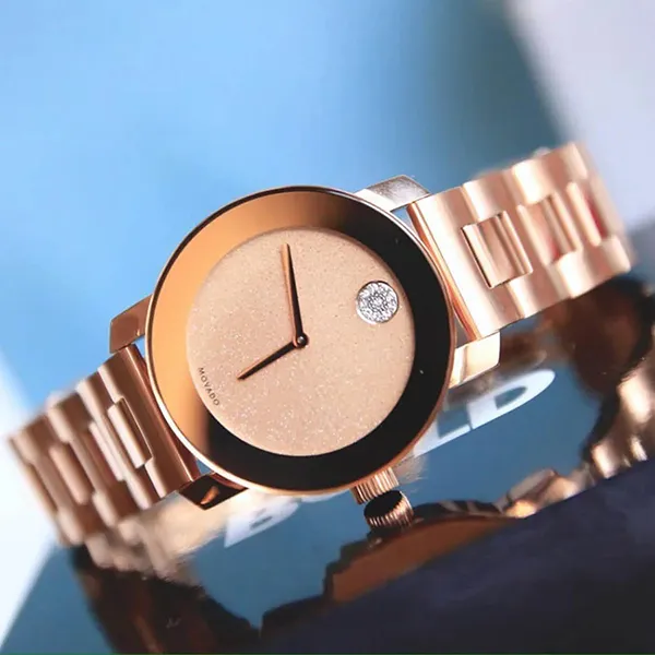 Đồng Hồ Nữ Movado Bold 3600335 36mm Màu Vàng Hồng