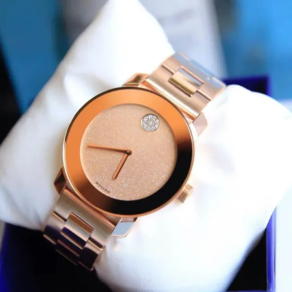 Đồng Hồ Nữ Movado Bold 3600335 36mm Màu Vàng Hồng