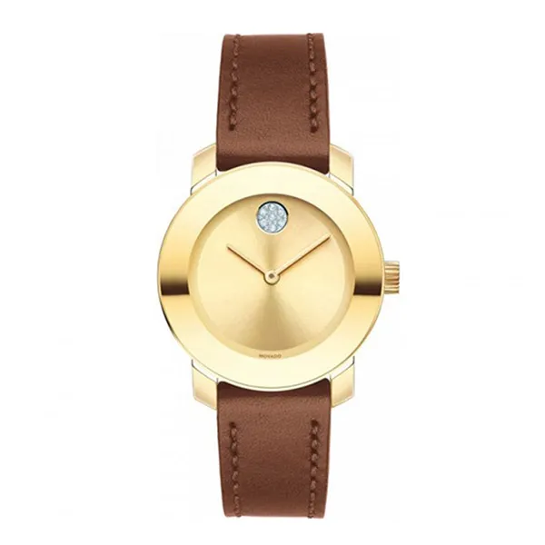 Đồng Hồ Nữ Movado Bold 3600437 Smaller Midsize Watch 30mm Màu Nâu Vàng - Đồng hồ - Vua Hàng Hiệu