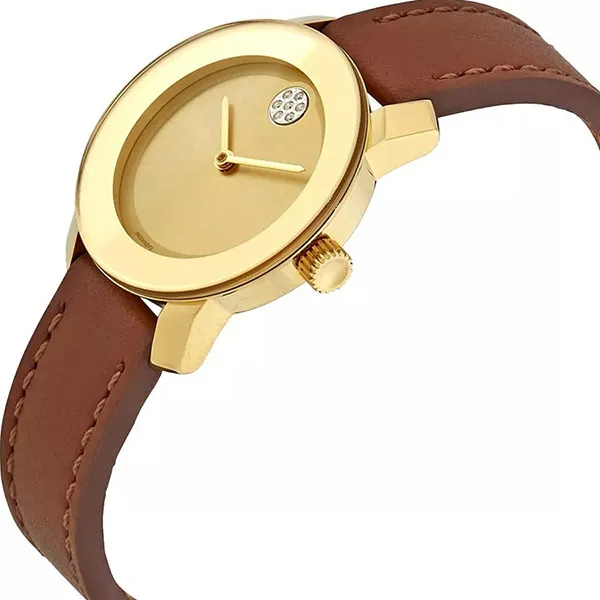 Đồng Hồ Nữ Movado Bold 3600437 Smaller Midsize Watch 30mm Màu Nâu Vàng - Đồng hồ - Vua Hàng Hiệu