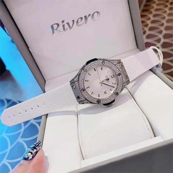 Đồng Hồ Nữ Rivero R9009 Silicone Màu Trắng - Đồng hồ - Vua Hàng Hiệu