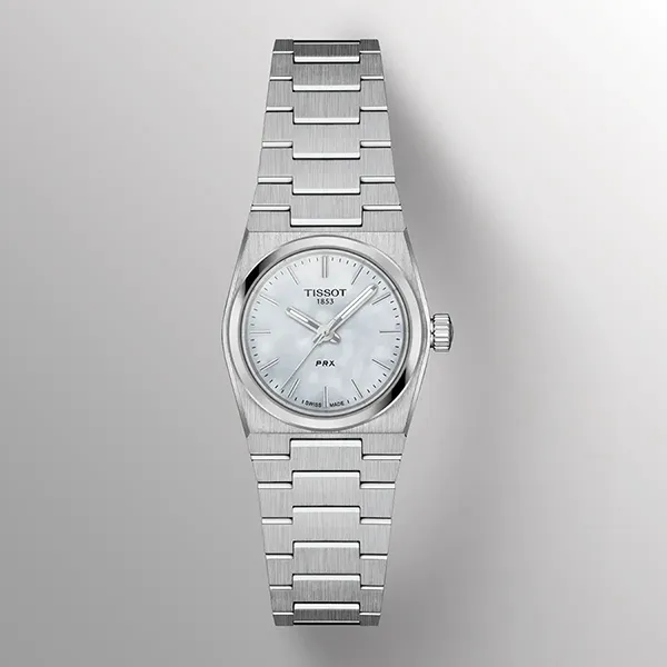 Đồng Hồ Nữ Tissot PRX T137.010.11.111.00 Màu Bạc Trắng