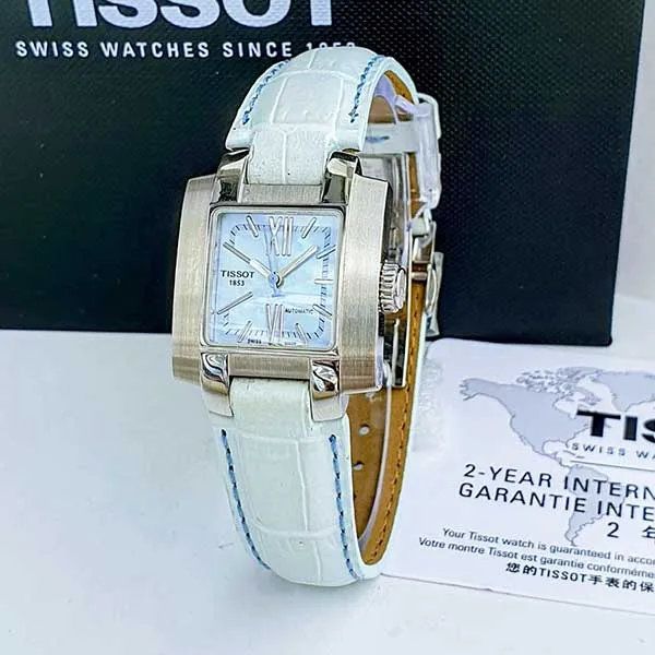 Đồng Hồ Nữ Tissot T-Trend Automatic 24mm Blue T60123983 Màu Xanh Nhạt