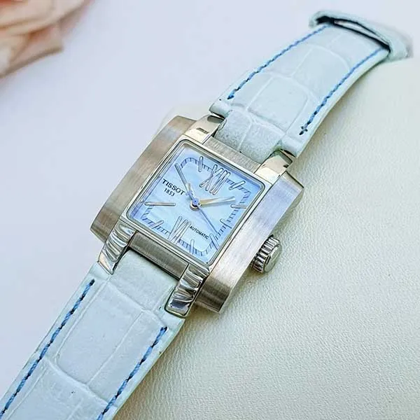 Đồng Hồ Nữ Tissot T-Trend Automatic 24mm Blue T60123983 Màu Xanh Nhạt