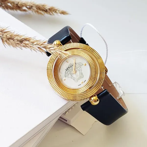 Đồng Hồ Nữ Versace Eon Analog Black Watch 33.5mm V79080017 Màu Đen - Đồng hồ - Vua Hàng Hiệu