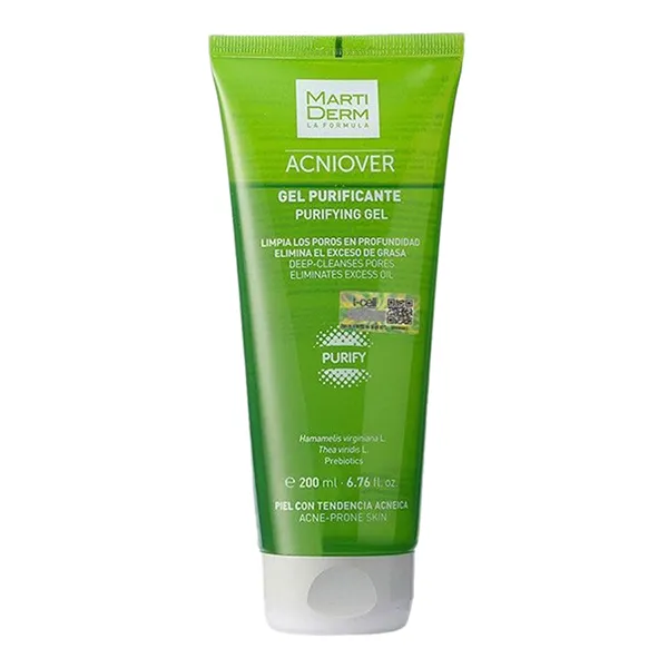 Gel Rửa Mặt Cho Da Dầu Mụn Martiderm Acniover Purifying Gel 200ml - Sữa Rửa Mặt - Vua Hàng Hiệu