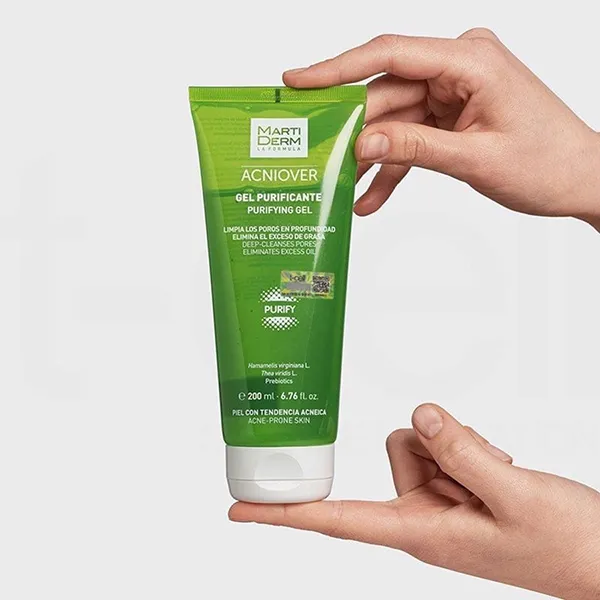Gel Rửa Mặt Cho Da Dầu Mụn Martiderm Acniover Purifying Gel 200ml - Sữa Rửa Mặt - Vua Hàng Hiệu