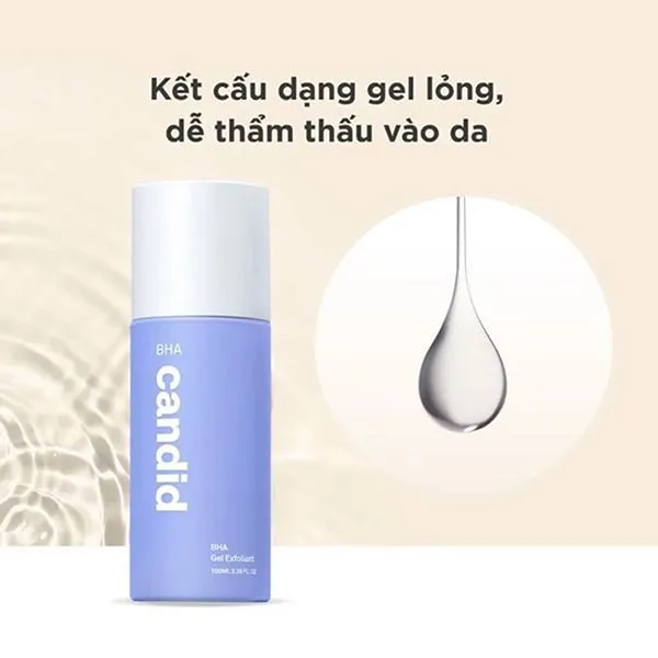 Gel Tẩy Tế Bào Chết Candid BHA Gel Exfoliant 100ml - Mỹ phẩm - Vua Hàng Hiệu
