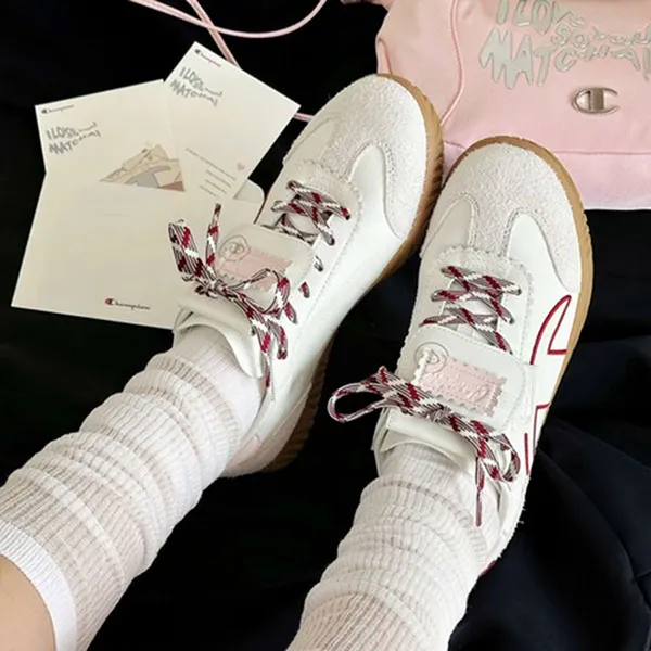 Giày Thể Thao Champion Essentials Champ T-Trainer White/Red U5AFCTW15K2 Màu Đỏ Trắng Size 37 - Giày - Vua Hàng Hiệu