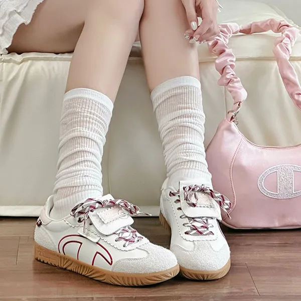 Giày Thể Thao Champion Essentials Champ T-Trainer White/Red U5AFCTW15K2 Màu Đỏ Trắng Size 37 - Giày - Vua Hàng Hiệu