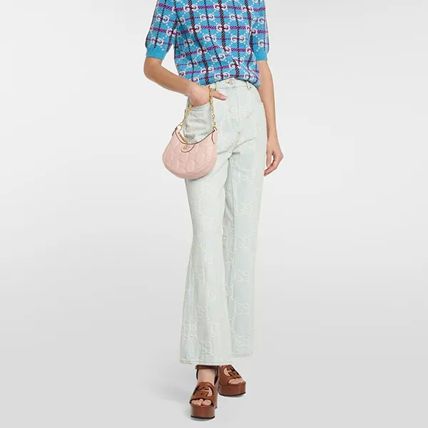 Giày Cao Gót Nữ Gucci Tan Interlocking G Sandals Màu Nâu Size 38.5 - Giày - Vua Hàng Hiệu