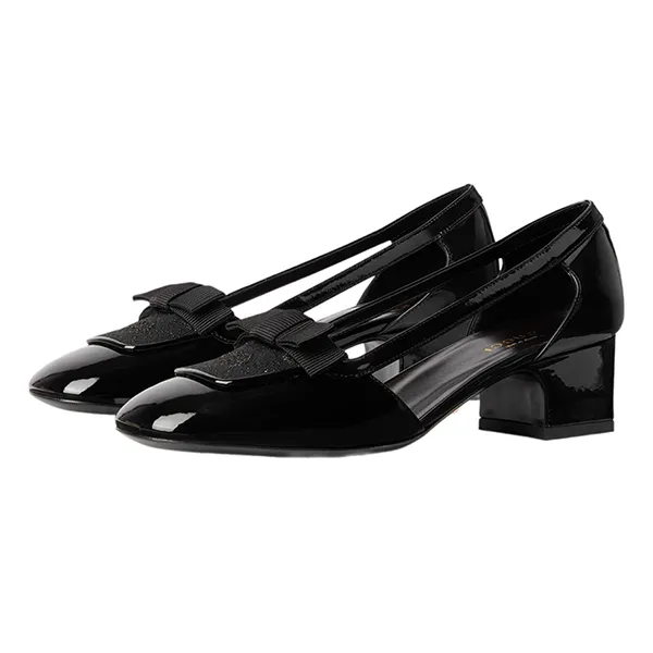 Giày Cao Gót Nữ Gucci Women's Pump With GG Canvas 750546 AACDJ 1088 Màu Đen Size 38.5 - Giày - Vua Hàng Hiệu
