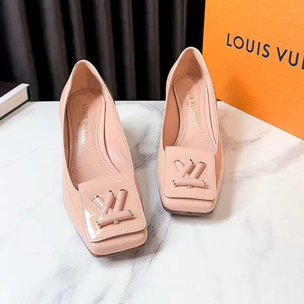 Giày Cao Gót Nữ Louis Vuitton LV Shake Pump 1AB0SM Màu Nude Size 36 - Giày - Vua Hàng Hiệu