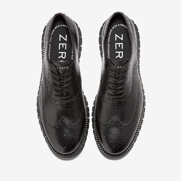 Giày Lười Nam Cole Haan Zerøgrand Oxford Màu Đen Size 40