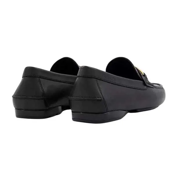 Giày Lười Nam Gianni Versace Men's Black Logo Loafers Màu Đen Size 40 - Giày - Vua Hàng Hiệu