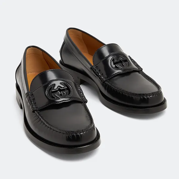 Giày Lười Nam Gucci Millennial Ribot GG Loafers Màu Đen Size 6 - Giày - Vua Hàng Hiệu