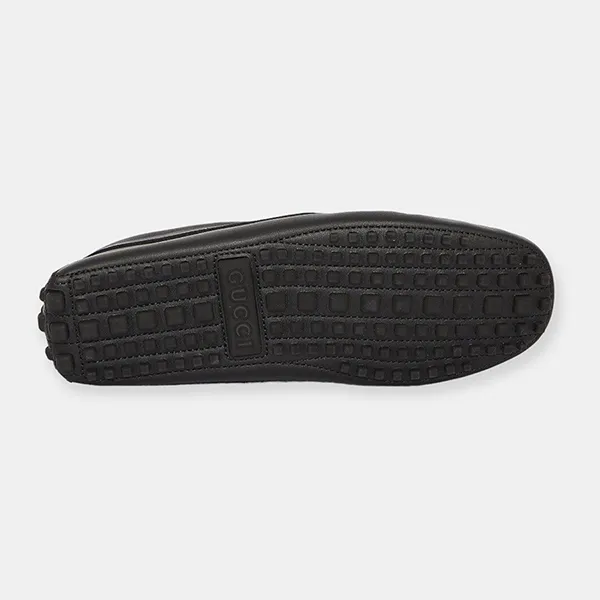 Giày Lười Nam Gucci Moca 730148AAB7Z1000 Màu Đen Xám Size 39.5 - Giày - Vua Hàng Hiệu
