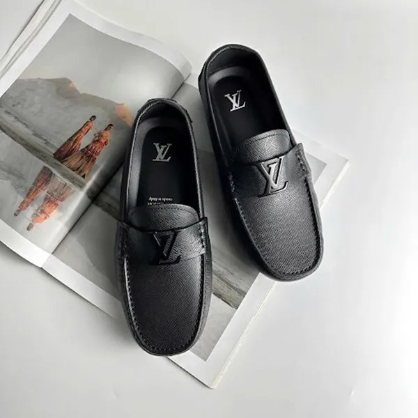 Giày Lười Nam Louis Vuitton LV Black Màu Đen Size 5 - Giày - Vua Hàng Hiệu