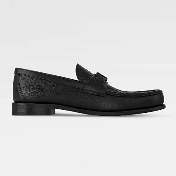 Giày Lười Nam Louis Vuitton LV Major Loafer Màu Đen Size 39