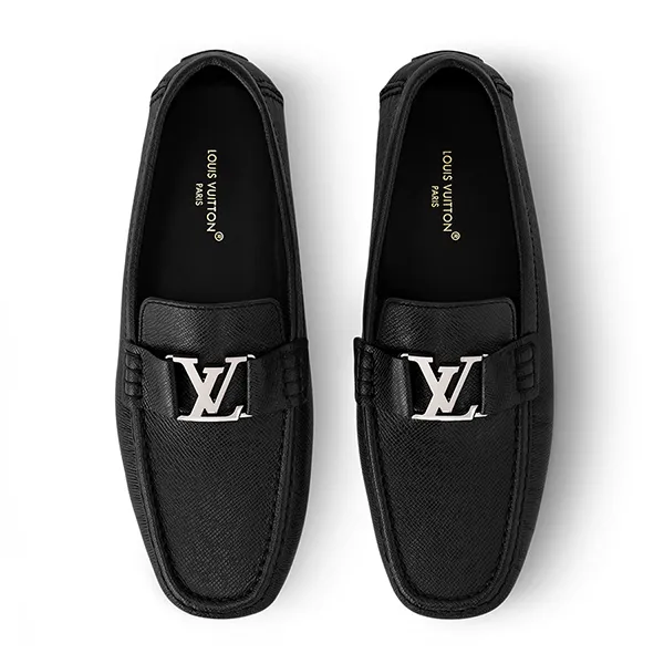 Giày Lười Nam Louis Vuitton LV Monte Carlo Moccasin 1A3K25 Màu Đen Size 39.5 - Giày - Vua Hàng Hiệu