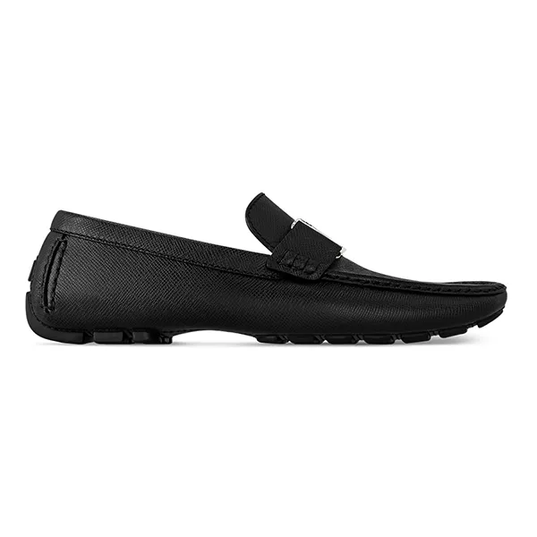 Giày Lười Nam Louis Vuitton LV Monte Carlo Moccasin 1A3K25 Màu Đen Size 39.5 - Giày - Vua Hàng Hiệu