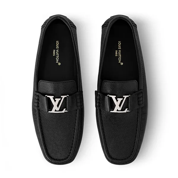 Giày Lười Nam Louis Vuitton LV Monte Carlo Moccasin Shoes 1A3K2O Màu Đen Size 5.5 - Giày - Vua Hàng Hiệu
