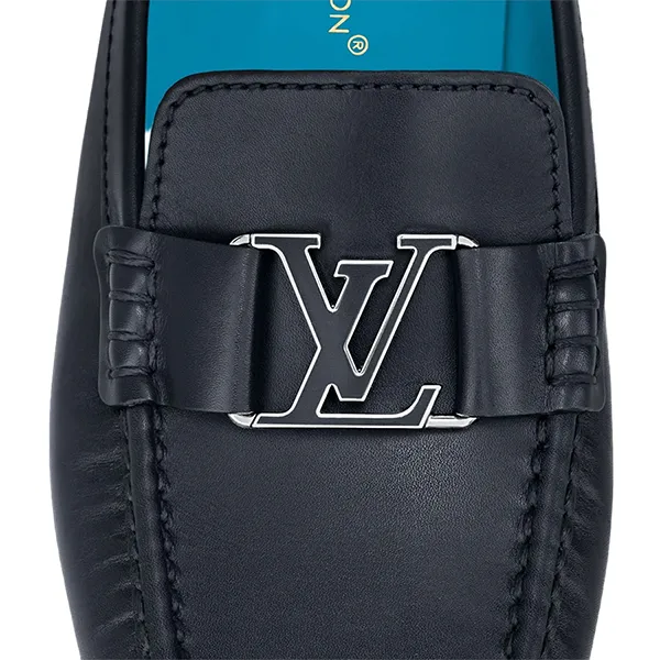 Giày Lười Nam Louis Vuitton Monte Carlo Moccasin Marine 1ABMOQ Màu Xanh Đen Size 41.5 - Giày - Vua Hàng Hiệu