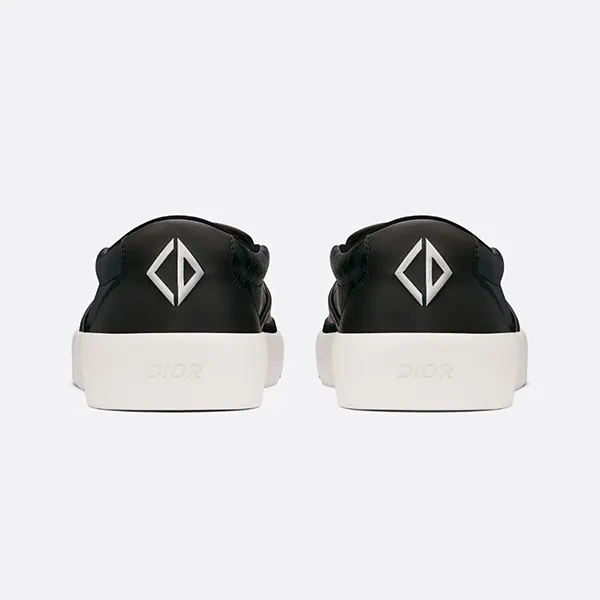 Giày Slip On Nam Dior B101 Black 3SN296ZPP-H900 Màu Đen Họa Tiết Size 39 - Giày - Vua Hàng Hiệu