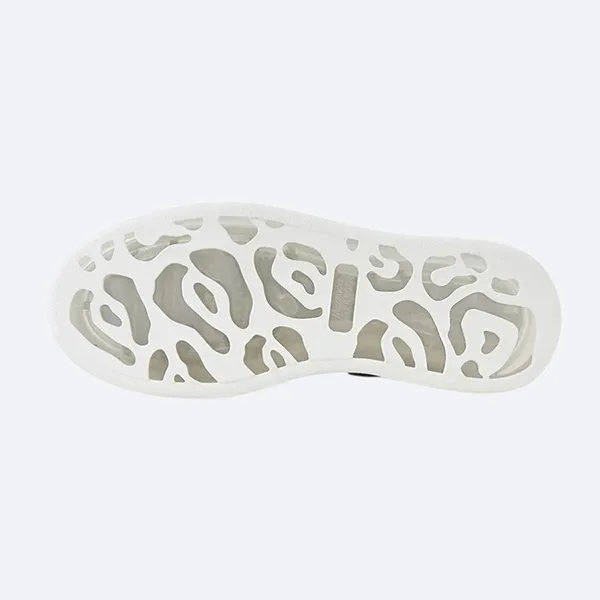 Giày Sneaker Alexander McQueen Wmns Oversized Sneaker 'White Black' 611698 WHX98 9061 Màu Trắng Size 36.5