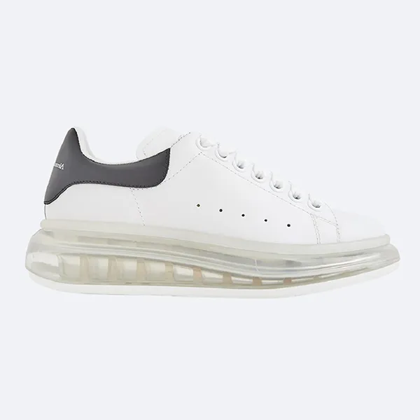 Giày Sneaker Alexander McQueen Wmns Oversized Sneaker 'White Black' 611698 WHX98 9061 Màu Trắng Size 36.5