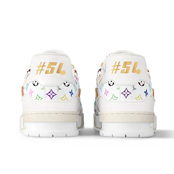 Giày Sneaker Nữ Louis Vuitton LV X TM LV Trainers White 1AGZDN Màu Trắng Họa Tiết Size 40