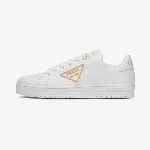 Giày Sneaker Prada Triangle Logo White 1E867MA21F0009 Màu Trắng Size 40