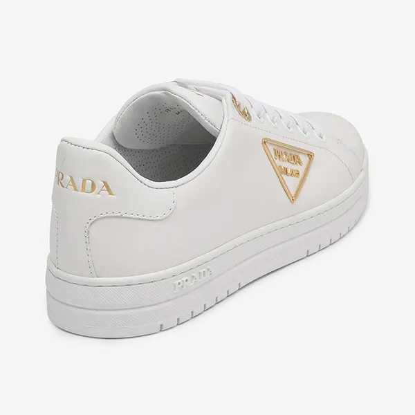 Giày Sneaker Prada Triangle Logo White 1E867MA21F0009 Màu Trắng Size 40