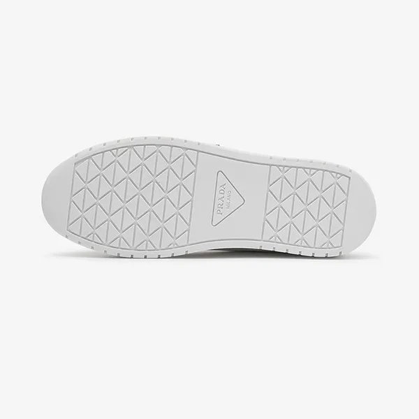 Giày Sneaker Prada Triangle Logo White 1E867MA21F0009 Màu Trắng Size 40
