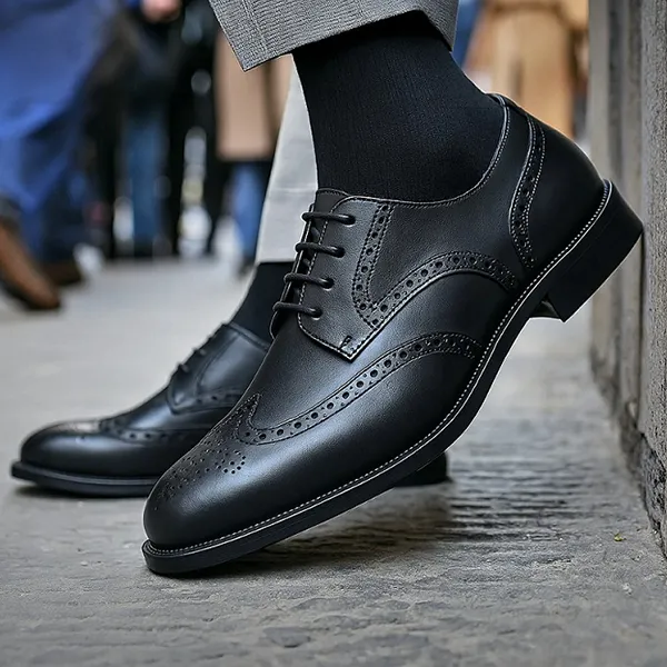 Giày Tây Nam Duca Di Morrone LUDOVICO_NERO Màu Đen Size 40
