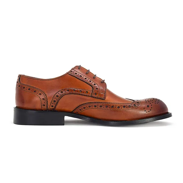 Giày Tây Nam Duca Di Morrone LUDOVICO_BRANDY Màu Nâu Size 42 - Giày - Vua Hàng Hiệu