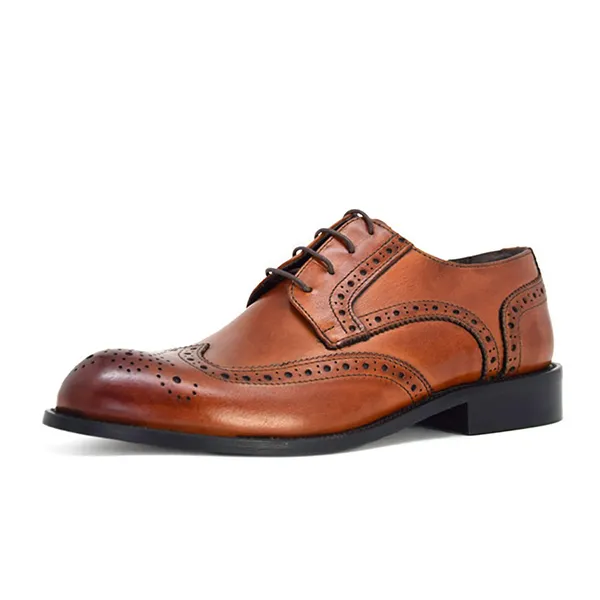 Giày Tây Nam Duca Di Morrone LUDOVICO_BRANDY Màu Nâu Size 42 - Giày - Vua Hàng Hiệu