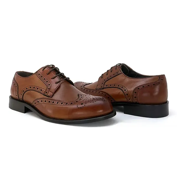 Giày Tây Nam Duca Di Morrone LUDOVICO_BRANDY Màu Nâu Size 42 - Giày - Vua Hàng Hiệu