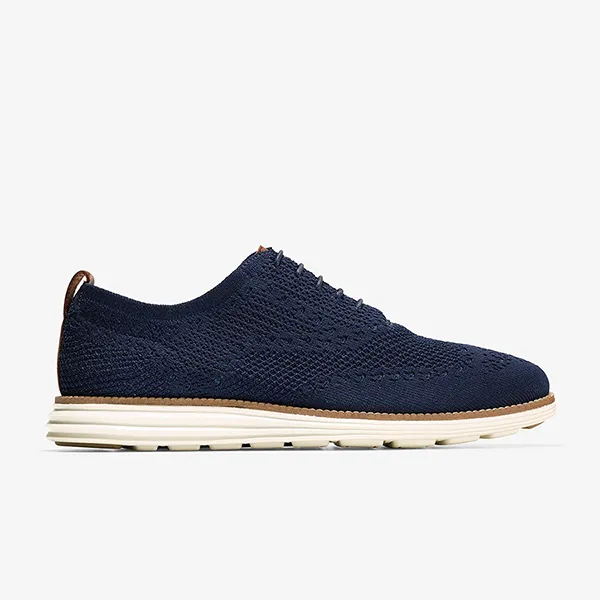 Giày Thể Thao Nam Cole Haan OG Wingtip Oxford Màu Xanh Navy Size 41 - Giày - Vua Hàng Hiệu