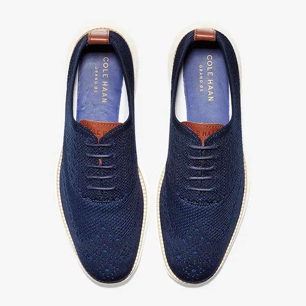 Giày Thể Thao Nam Cole Haan OG Wingtip Oxford Màu Xanh Navy Size 41 - Giày - Vua Hàng Hiệu