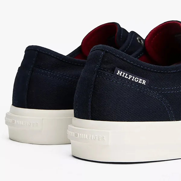 Giày Thể Thao Nam Tommy Hilfiger Canvas 05400-DW5 Màu Xanh Navy Size 40