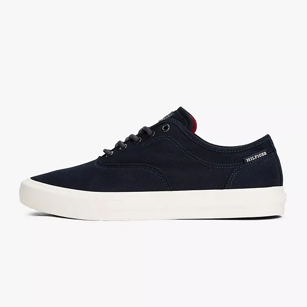 Giày Thể Thao Nam Tommy Hilfiger Canvas 05400-DW5 Màu Xanh Navy Size 40