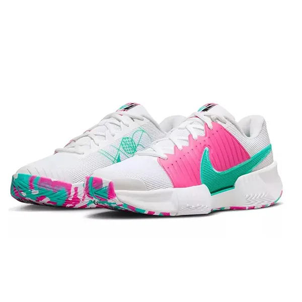 Giày Thể Thao Nữ Nike Air Zoom Challenge FQ4155-101 Màu Trắng Hồng Size 36.5 - Giày - Vua Hàng Hiệu