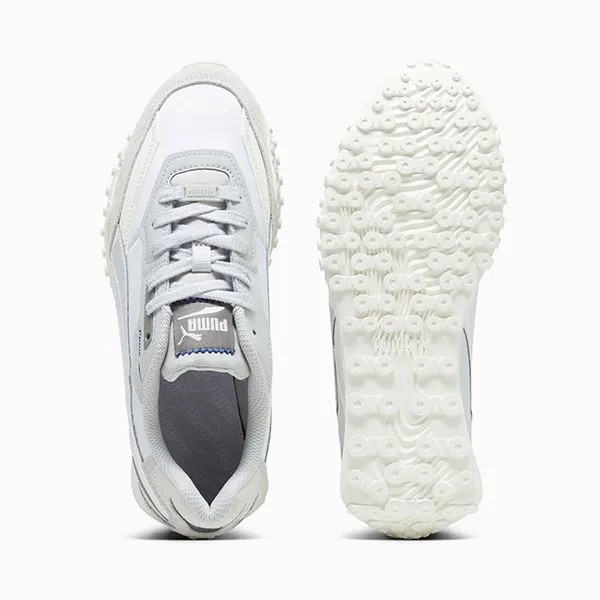 Giày Thể Thao Puma Blktop Rider Neo Vintage 393151 Feather Gray-Warm White Màu Xám Trắng Size 37